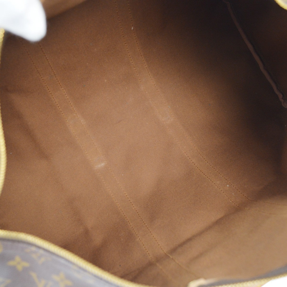 Louis Vuitton Keepall Bag Monogram Canvas Brown Canvas Travel Bag Bag (Pre-Owned)