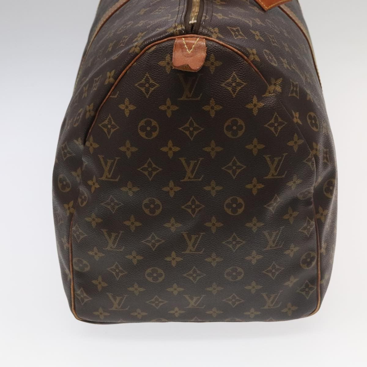 Louis Vuitton Keepall Bag Monogram Canvas Brown Canvas Travel Bag Bag (Pre-Owned)