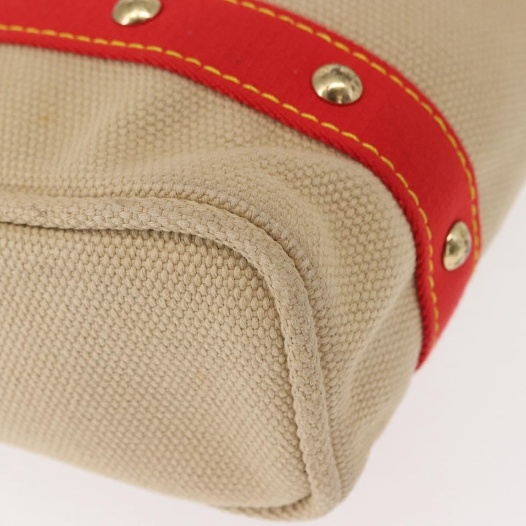 Louis Vuitton Antigua Tote Canvas Beige Canvas Tote Bag Bag (Pre-Owned)