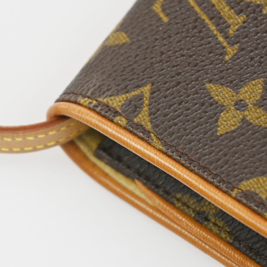 Louis Vuitton Twin Handbag Monogram Canvas Brown Canvas Clutche & Pouche Bag (Pre-Owned)