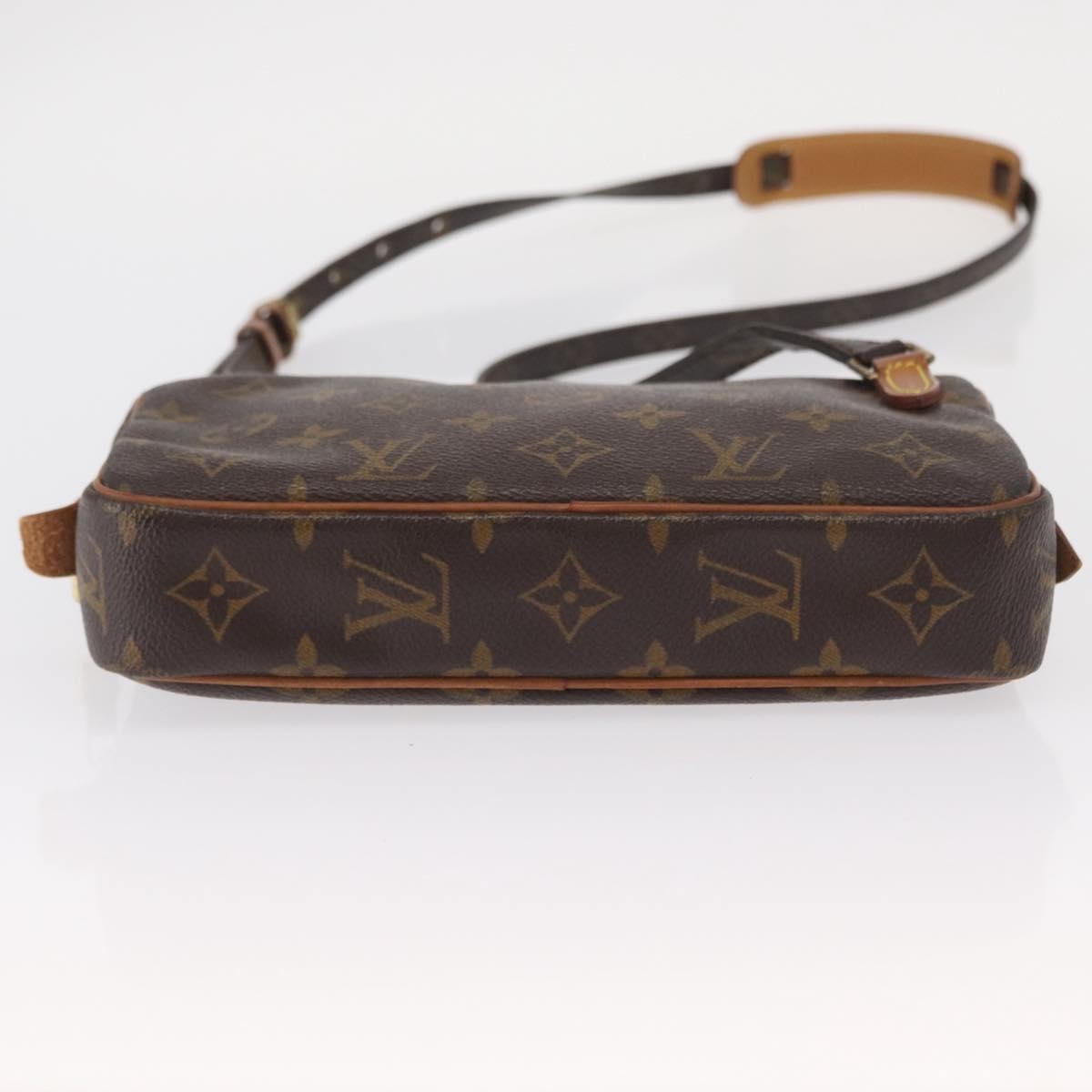 Louis Vuitton Pochette Marly Bandouliere Bag Monogram Canvas Brown Canvas Shoulder Bag Bag (Pre-Owned)