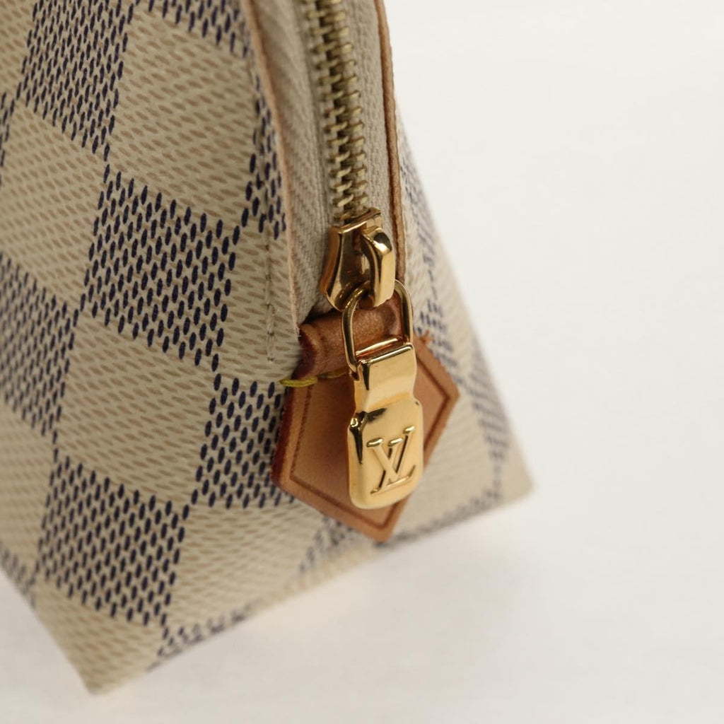 Louis Vuitton Cosmetic Pouch Damier Beige Canvas Clutche & Pouche Bag (Pre-Owned)
