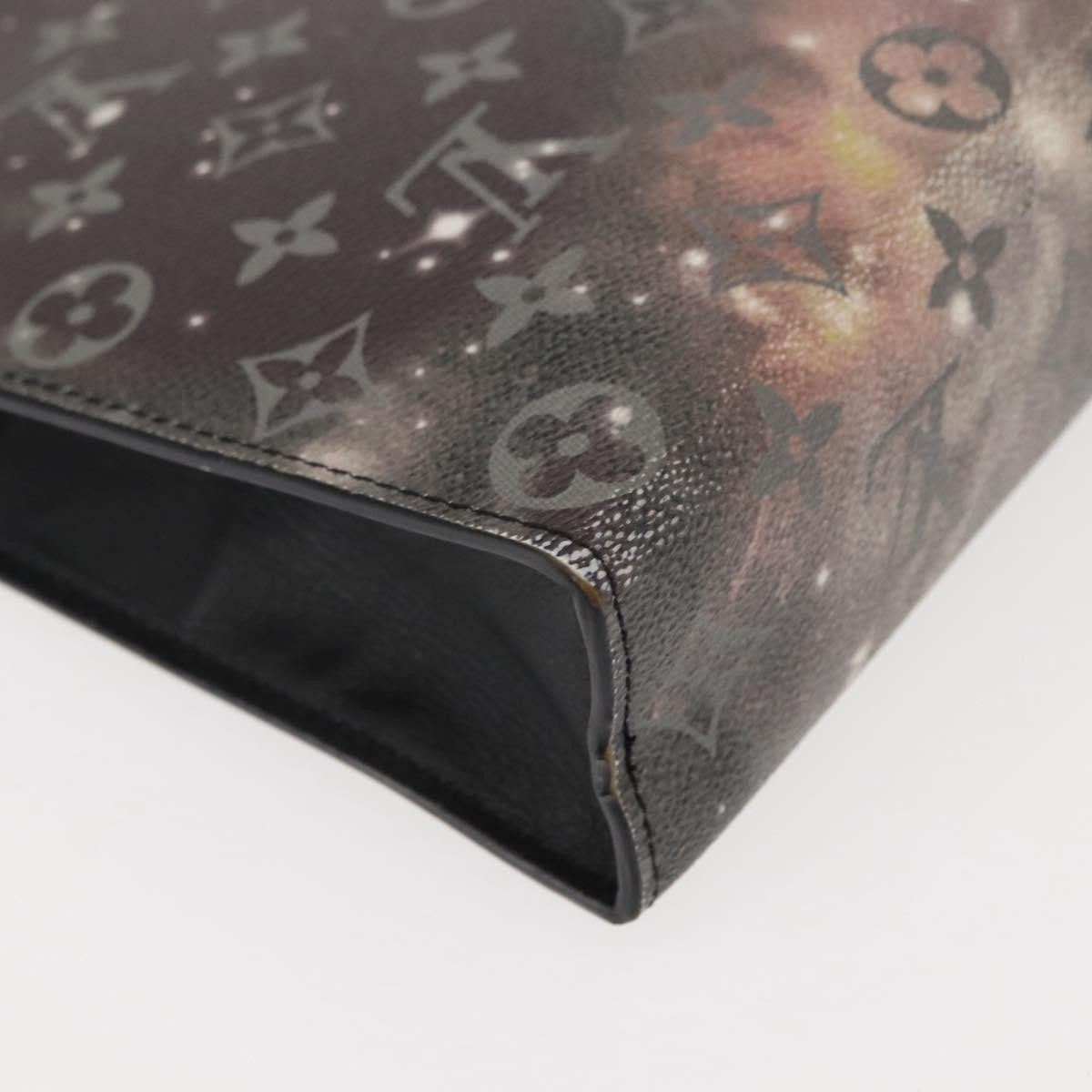 Louis Vuitton Pochette Voyage Monogram Eclipse Canvas Gray Canvas Clutche & Pouche Bag (Pre-Owned)