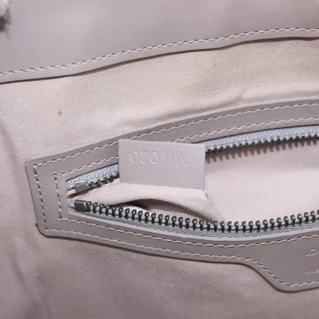 Louis Vuitton Saint Tropez Handbag Epi Leather Gray Leather Shoulder Bag Bag (Pre-Owned)