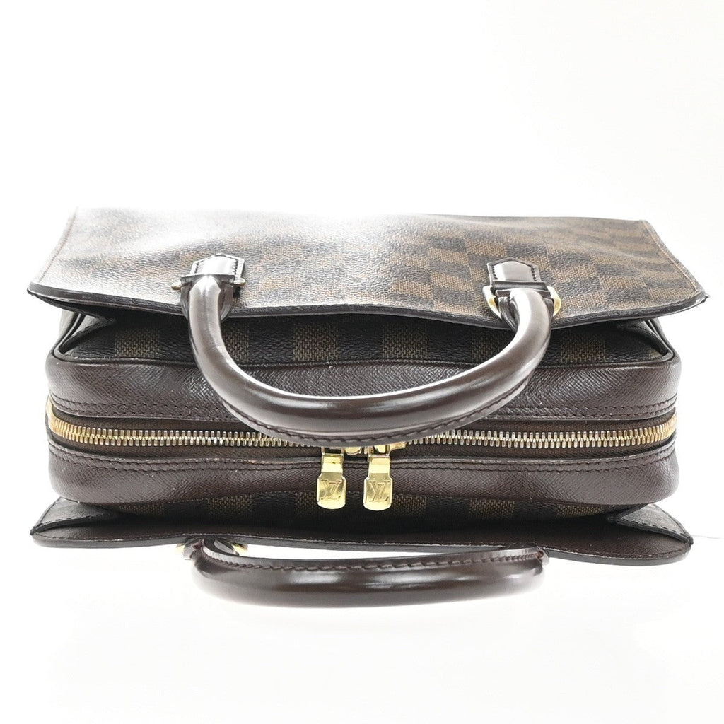 Louis Vuitton Triana Bag Damier Brown Canvas Handbag (Pre-Owned)