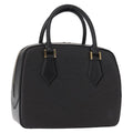 Louis Vuitton Sablons Handbag Epi Leather Black Leather Handbag (Pre-Owned)