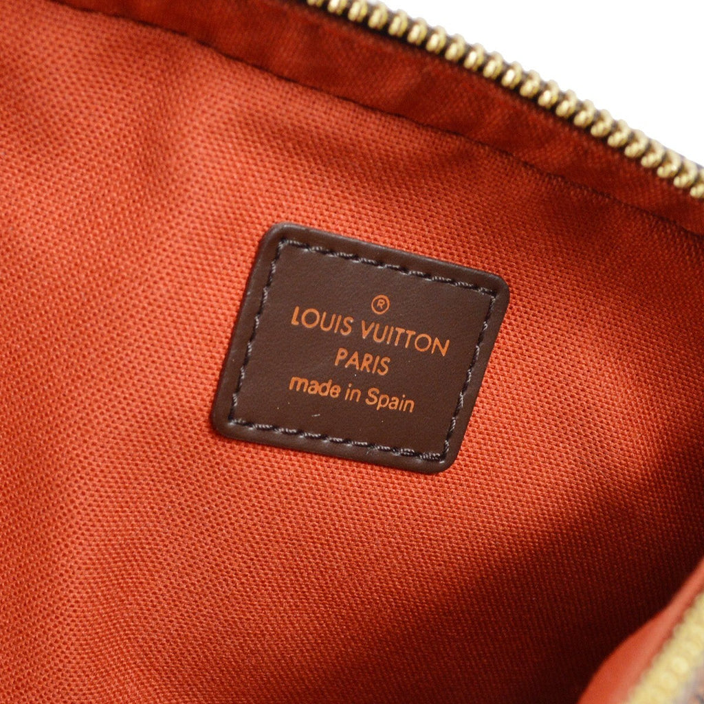 Louis Vuitton Geronimos Waist Bag Damier Brown Canvas Shoulder Bag Bag (Pre-Owned)