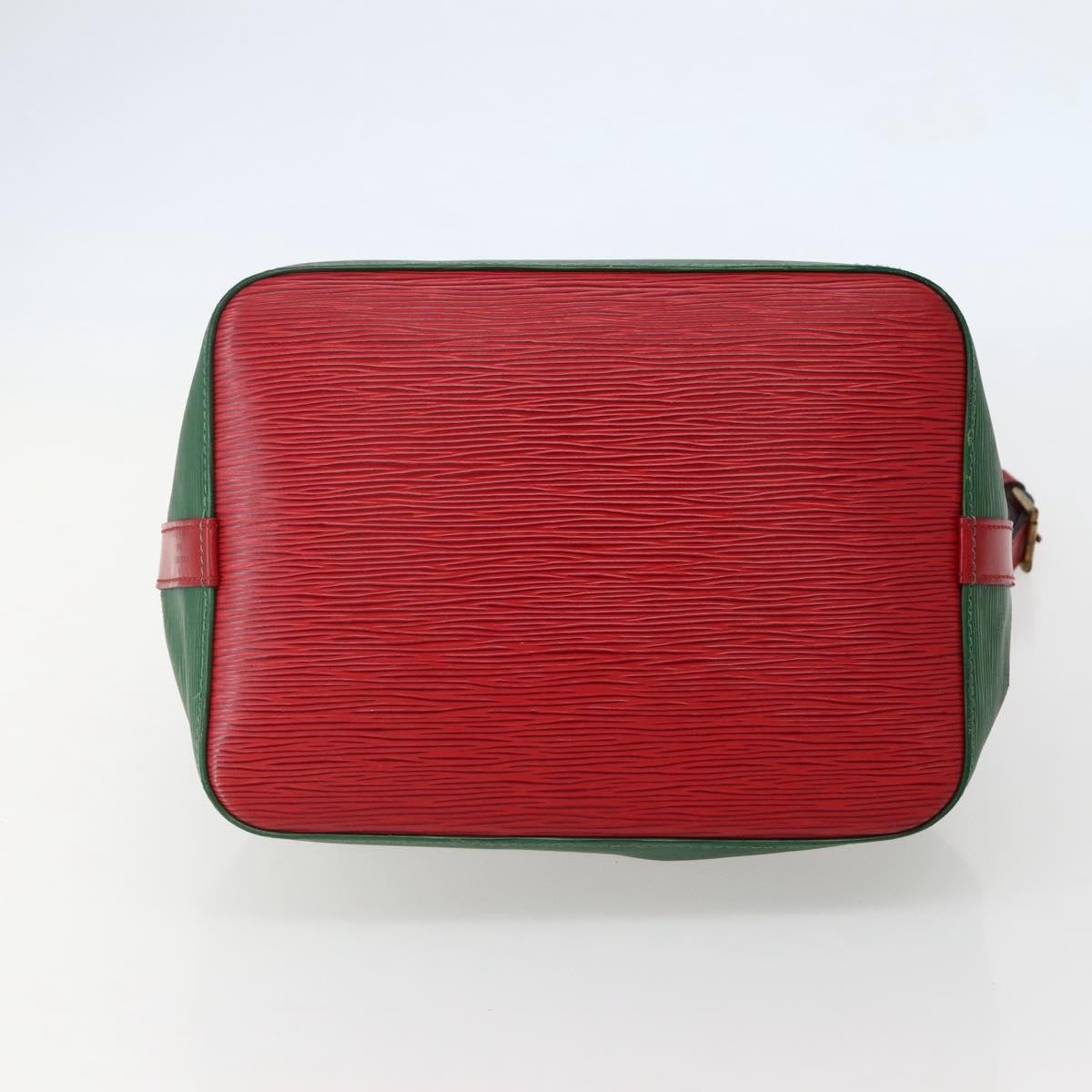 Louis Vuitton Bicolor Petit Noe Handbag Epi Leather Green Leather Shoulder Bag Bag (Pre-Owned)