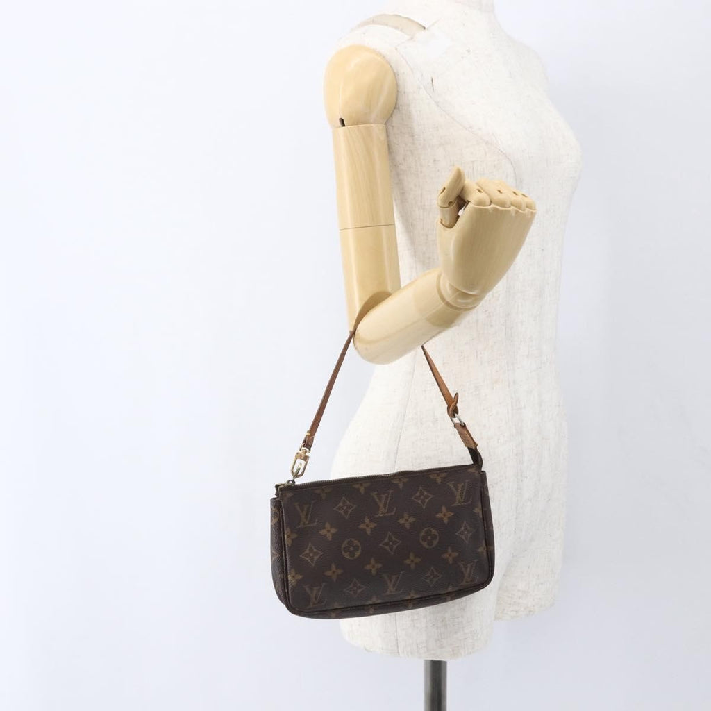 Louis Vuitton Pochette Accessoires Nm Monogram Canvas Brown Canvas Clutche & Pouche Bag (Pre-Owned)