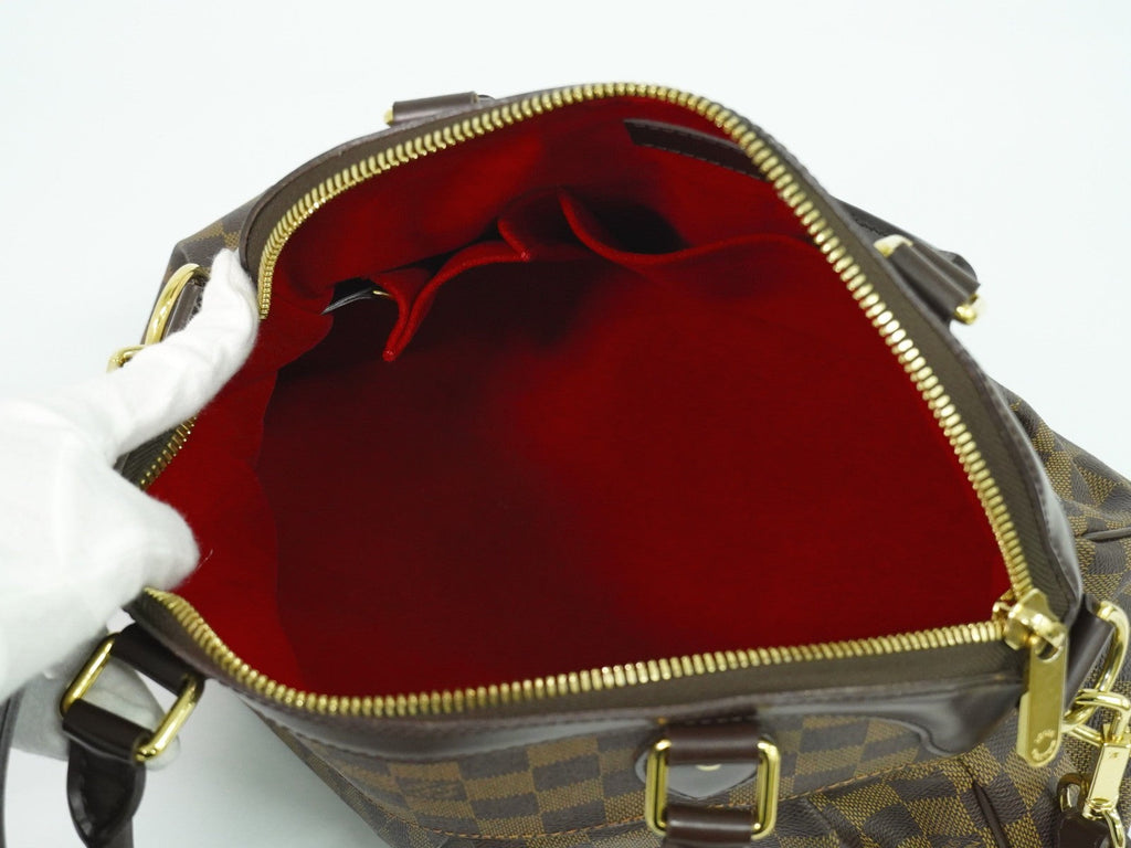 Louis Vuitton Trevi Handbag Damier Brown Canvas Handbag (Pre-Owned)