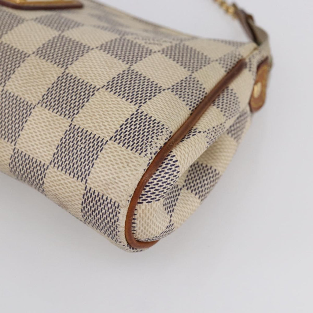 Louis Vuitton Eva Handbag Damier Beige Canvas Bag (Pre-Owned)