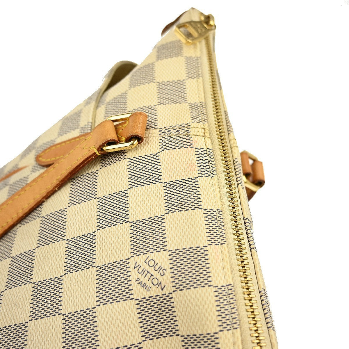 Louis Vuitton Totally Handbag Damier White Canvas Tote Bag Bag (Pre-Owned)
