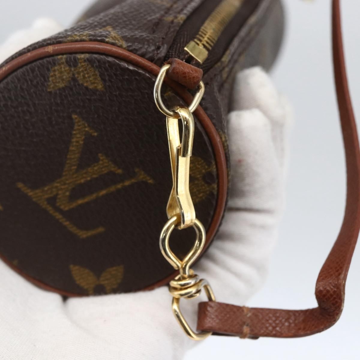 Louis Vuitton Papillon Pochette Monogram Canvas Brown Canvas Clutche & Pouche Bag (Pre-Owned)