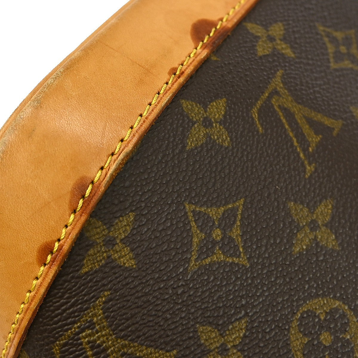 Louis Vuitton Alma Handbag Monogram Canvas Brown Canvas Handbag (Pre-Owned)