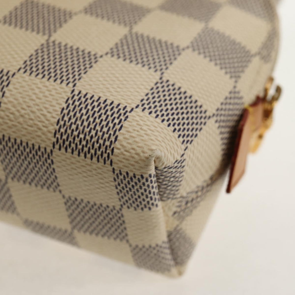 Louis Vuitton Cosmetic Pouch Damier Beige Canvas Clutche & Pouche Bag (Pre-Owned)