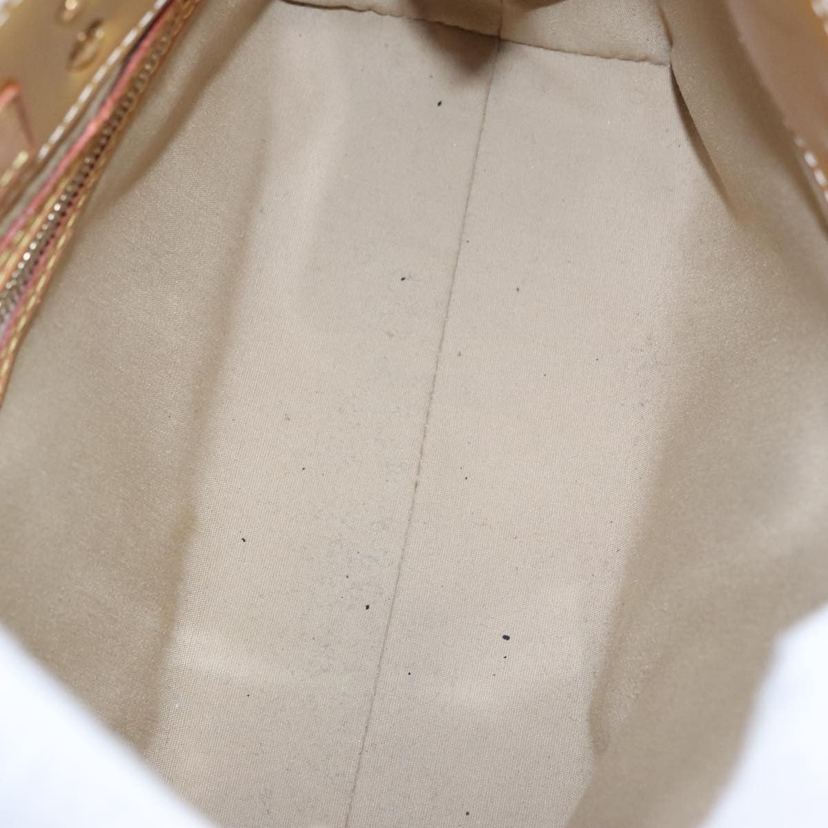 Louis Vuitton Reade Handbag Monogram Vernis Beige Patent_Leather Handbag (Pre-Owned)