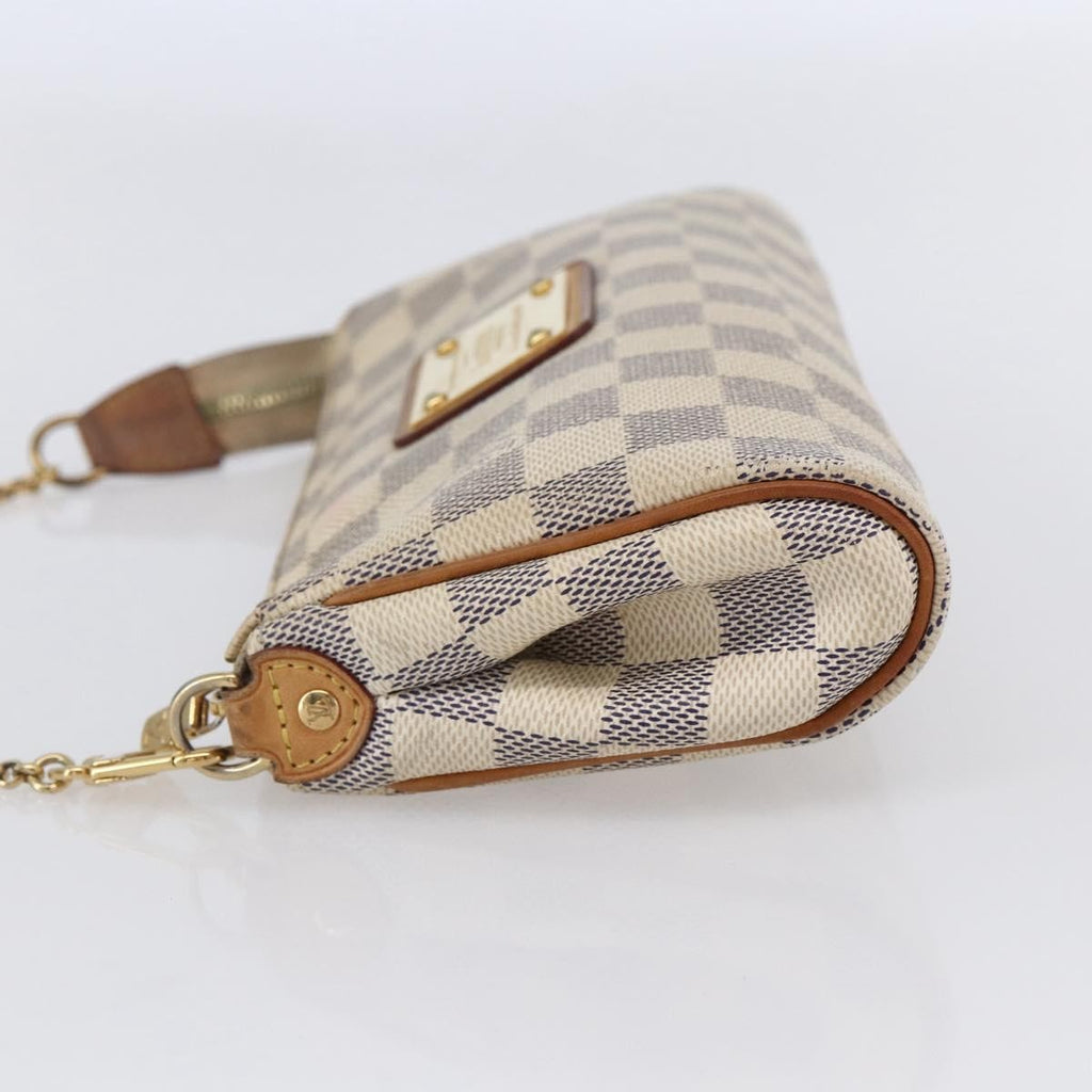 Louis Vuitton Eva Handbag Damier Beige Canvas Bag (Pre-Owned)