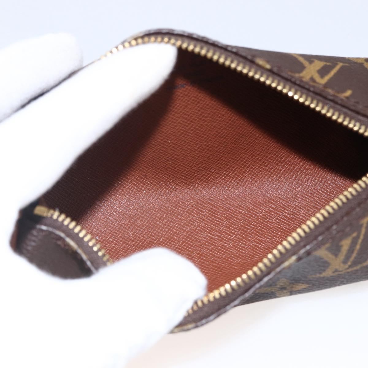 Louis Vuitton Papillon Pochette Monogram Canvas Brown Canvas Clutche & Pouche Bag (Pre-Owned)