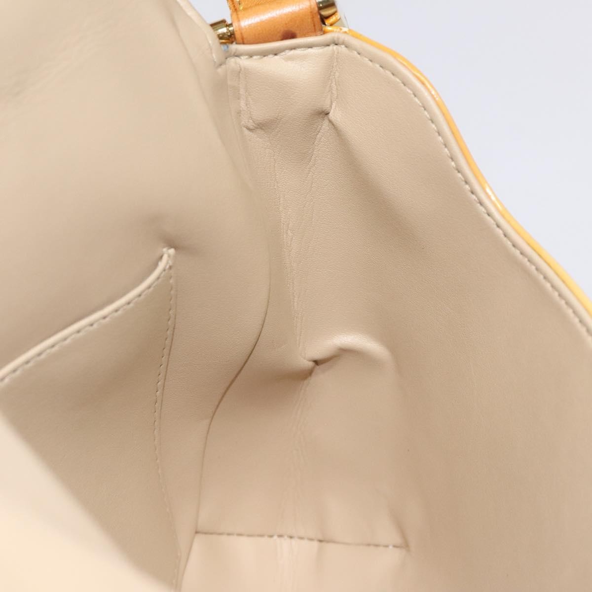 Louis Vuitton Thompson Street Handbag Monogram Vernis Beige Patent_Leather Bag (Pre-Owned)