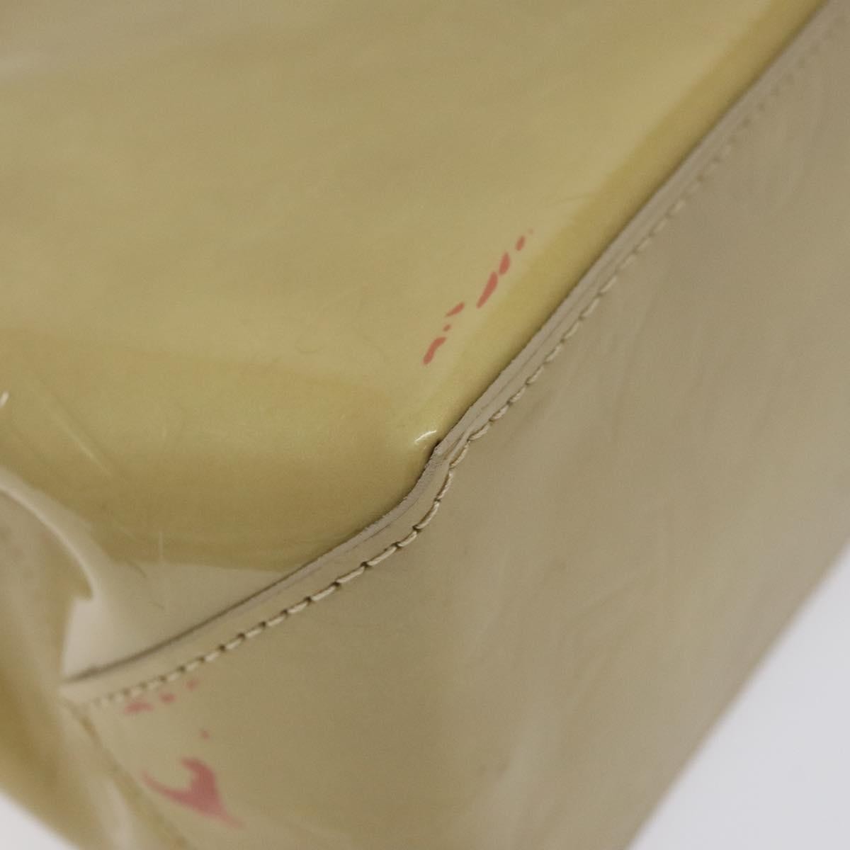 Louis Vuitton Reade Handbag Monogram Vernis Beige Patent_Leather Bag (Pre-Owned)