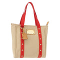 Louis Vuitton Antigua Tote Canvas Beige Canvas Tote Bag Bag (Pre-Owned)