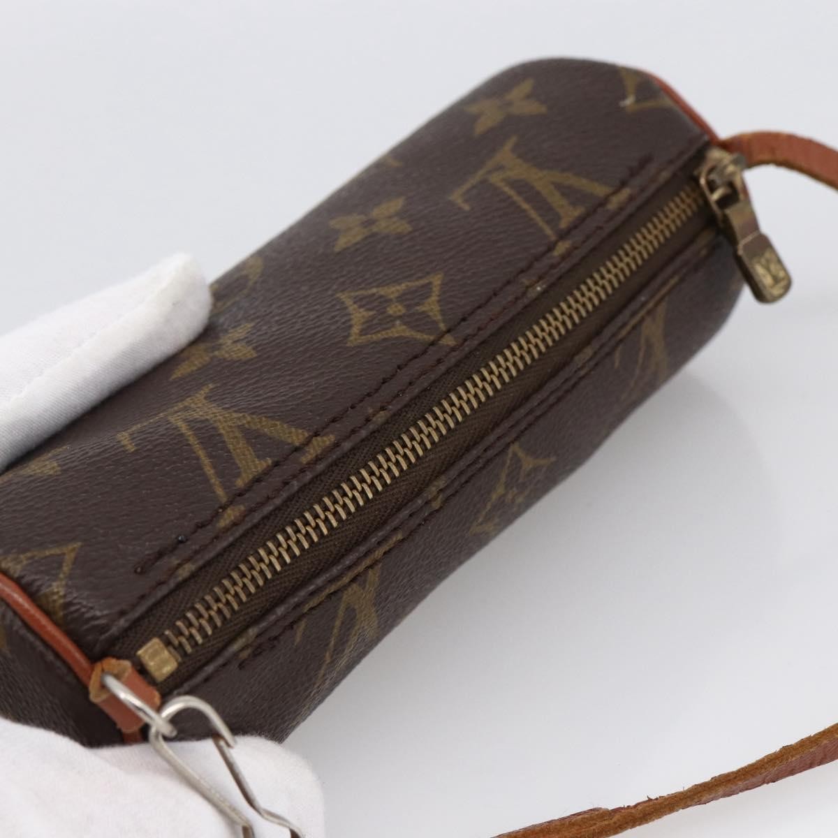 Louis Vuitton Papillon Pochette Monogram Canvas Brown Canvas Clutche & Pouche Bag (Pre-Owned)