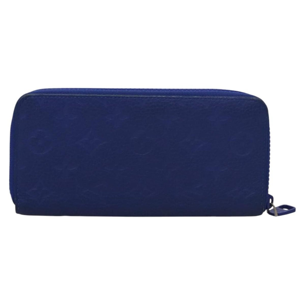 Louis Vuitton Portefeuille Zippy Monogramme Empreinte Monogramme Empreinte Blue Leather Wallets Accessory (Pre-Owned)