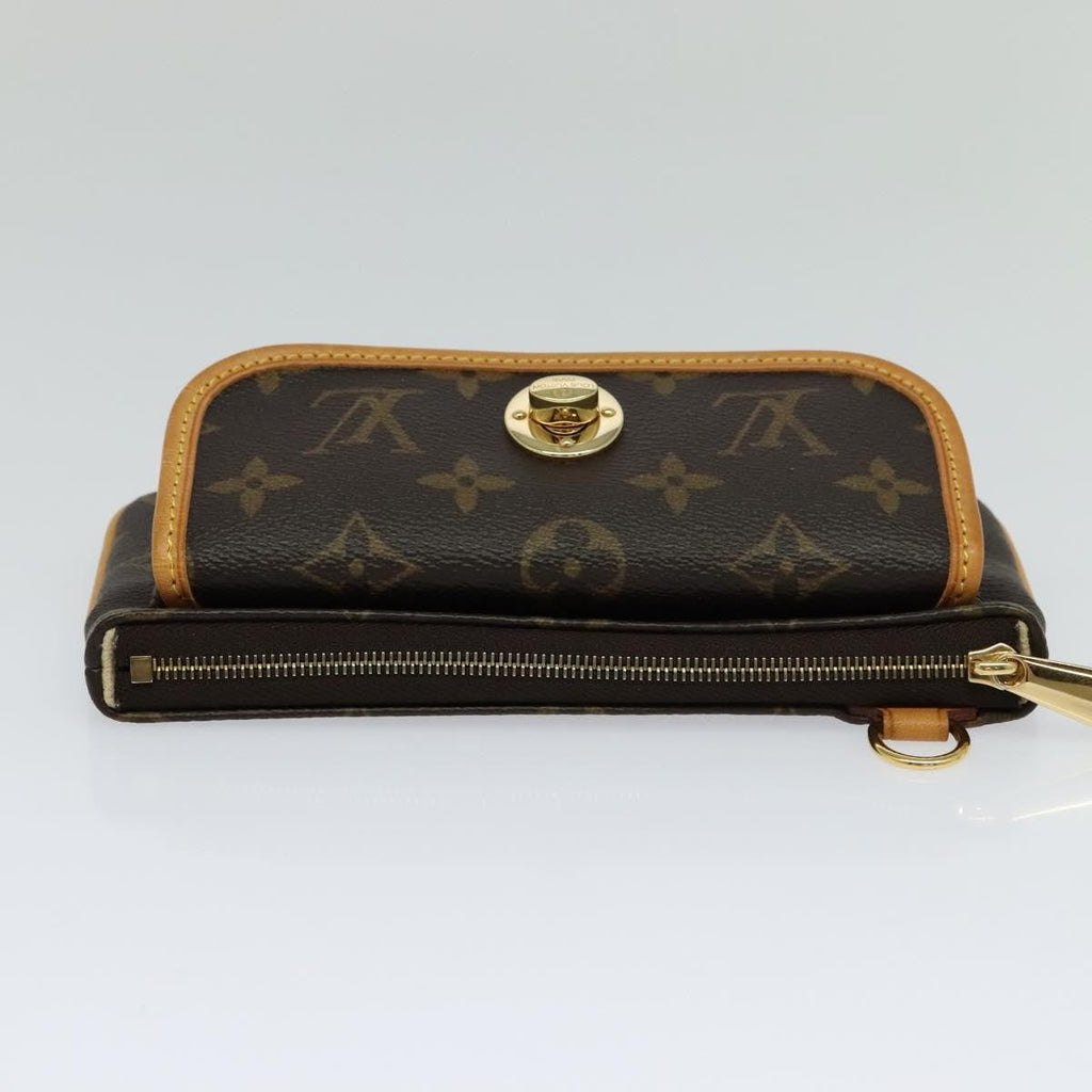 Louis Vuitton Tikal Wristlet Pochette Monogram Canvas Brown Canvas Bag (Pre-Owned)