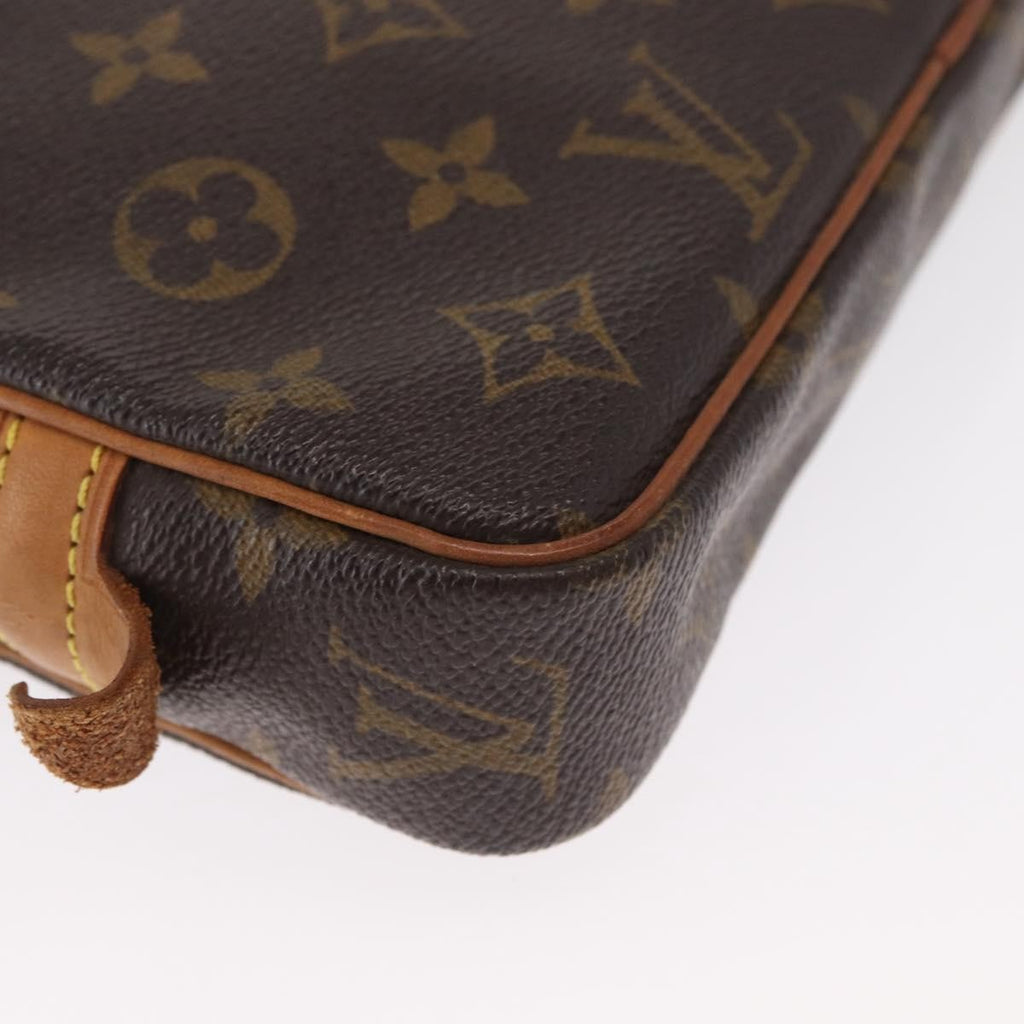 Louis Vuitton Pochette Marly Bandouliere Bag Monogram Canvas Brown Canvas Shoulder Bag Bag (Pre-Owned)