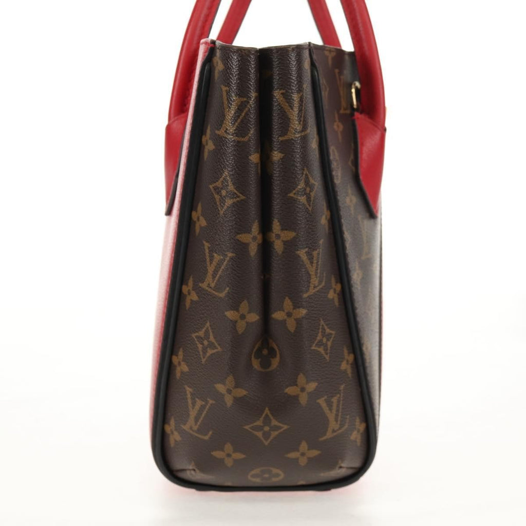 Louis Vuitton Kimono Handbag Monogram Canvas And Leather Red Canvas Handbag (Pre-Owned)