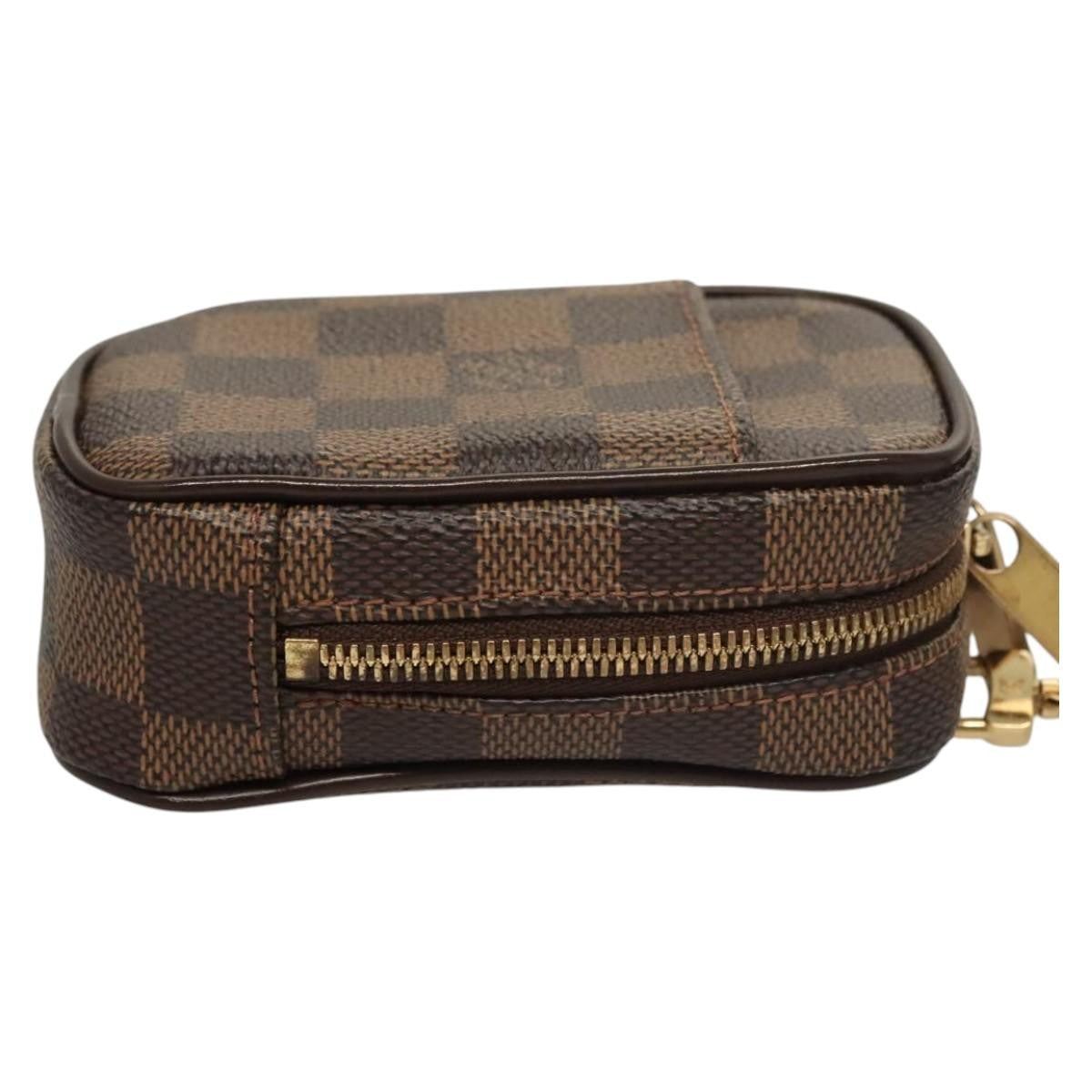 Louis Vuitton Etui Okapi Camera Case Damier Brown Canvas Bag (Pre-Owned)