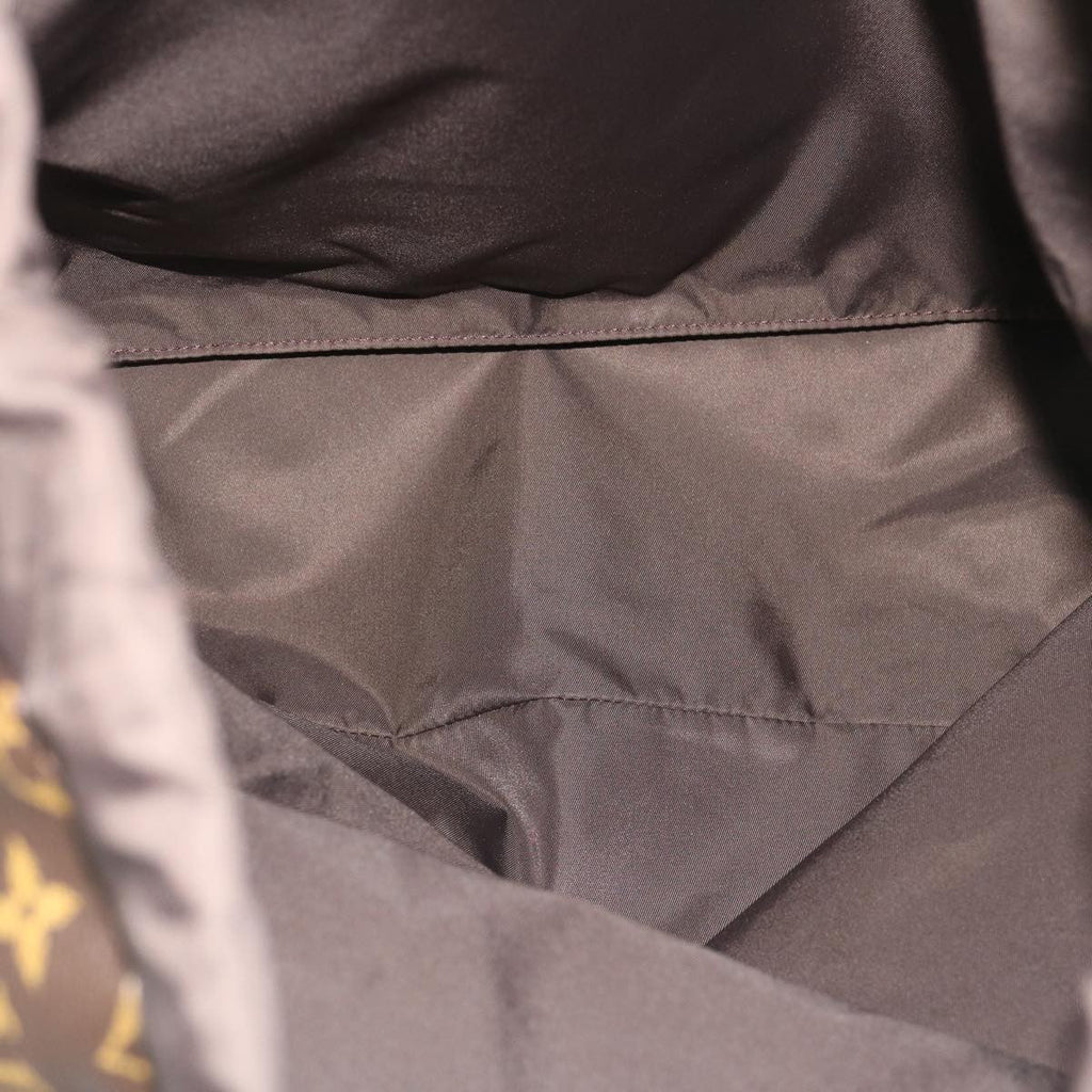 Louis Vuitton Cabas Light Drawstring Bag Monogram Split Canvas Brown Canvas Tote Bag Bag (Pre-Owned)