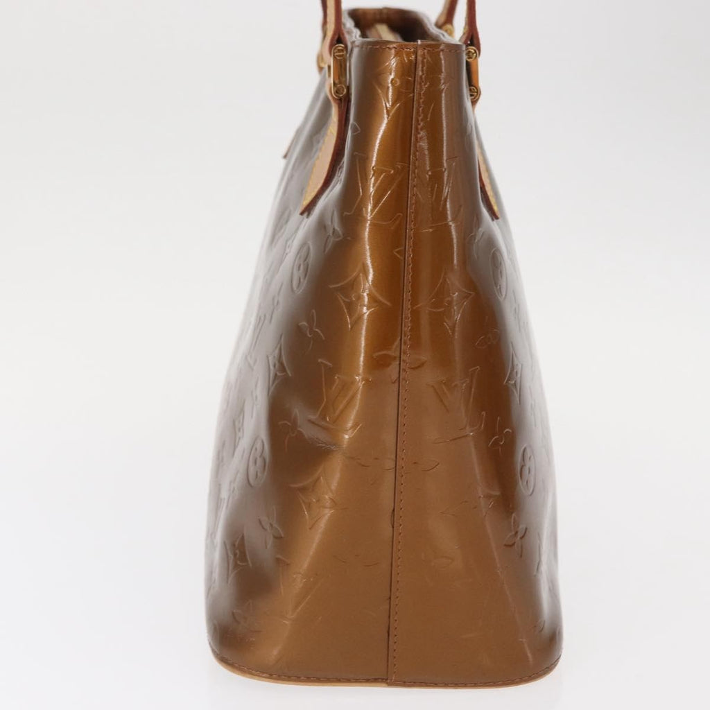 Louis Vuitton Houston Handbag Monogram Vernis Brown Patent_Leather Handbag (Pre-Owned)