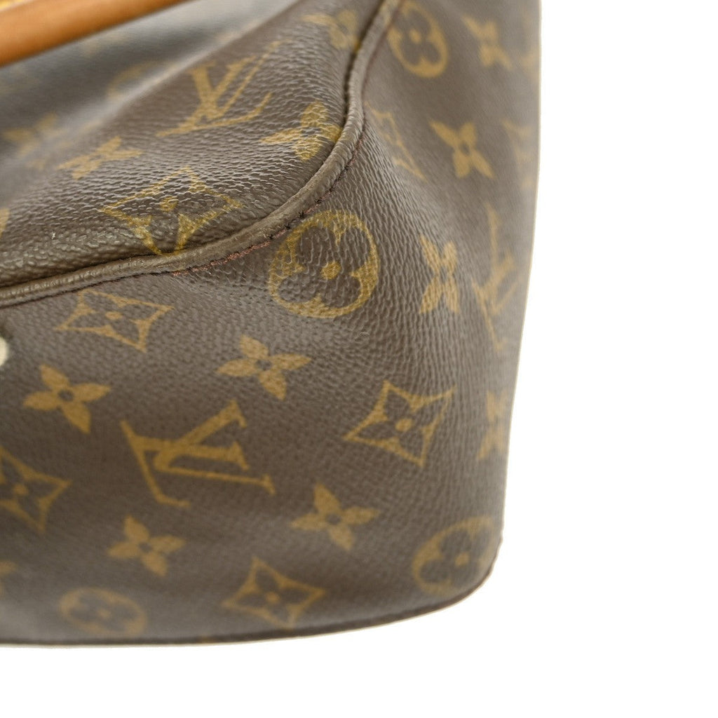 Louis Vuitton Monogram Looping Handbag Monogram Canvas Brown Canvas Shoulder Bag Bag (Pre-Owned)