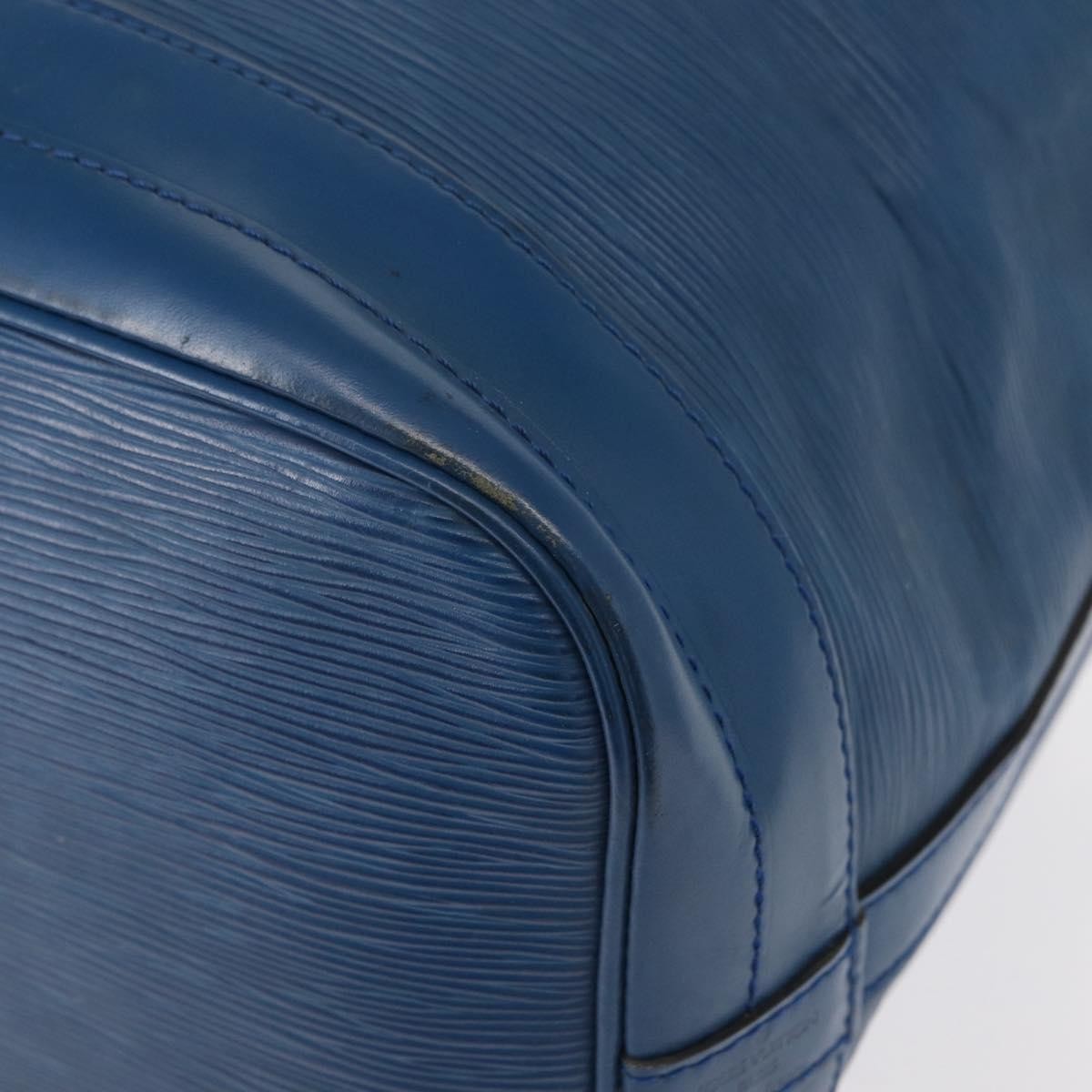 Louis Vuitton Noe Handbag Epi Leather Blue Leather Shoulder Bag Bag (Pre-Owned)