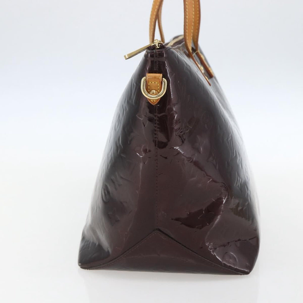 Louis Vuitton Bellevue Handbag Monogram Vernis Burgundy Patent_Leather Tote Bag Bag (Pre-Owned)