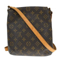 Louis Vuitton Musette Salsa Handbag Monogram Canvas Brown Canvas Shoulder Bag Bag (Pre-Owned)
