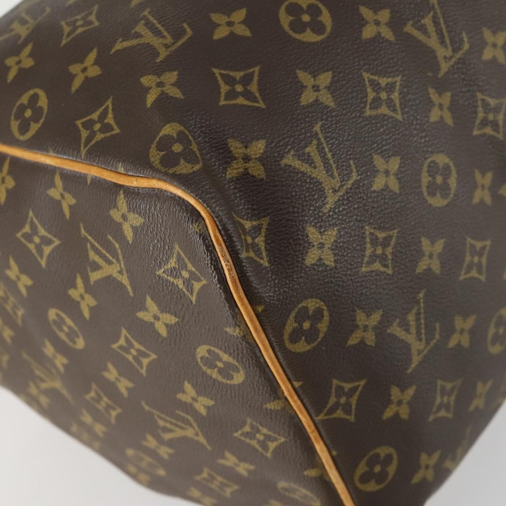 Louis Vuitton Keepall Bag Monogram Canvas Brown Canvas Travel Bag Bag (Pre-Owned)