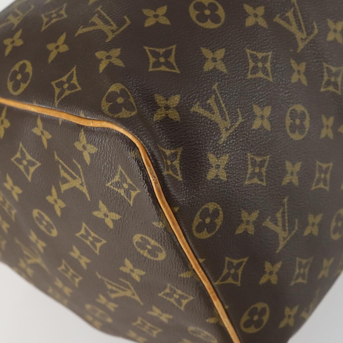 Louis Vuitton Keepall Bag Monogram Canvas Brown Canvas Travel Bag Bag (Pre-Owned)