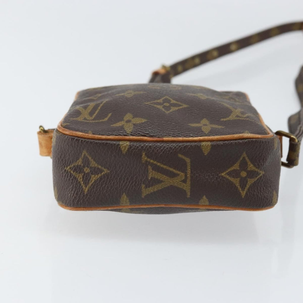 Louis Vuitton Danube Handbag Monogram Canvas Brown Canvas Shoulder Bag Bag (Pre-Owned)