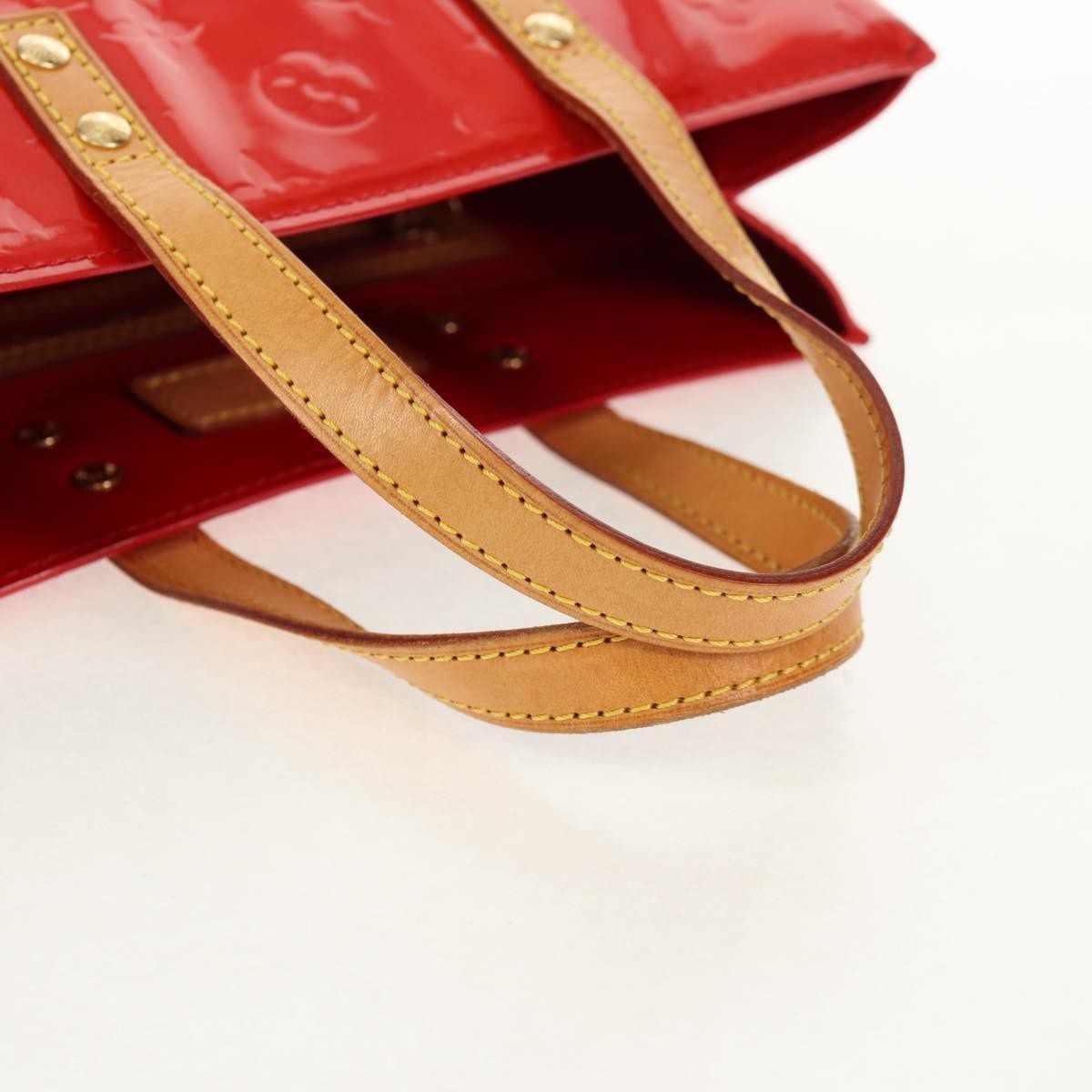 Louis Vuitton Reade Handbag Monogram Vernis Red Patent_Leather Handbag (Pre-Owned)