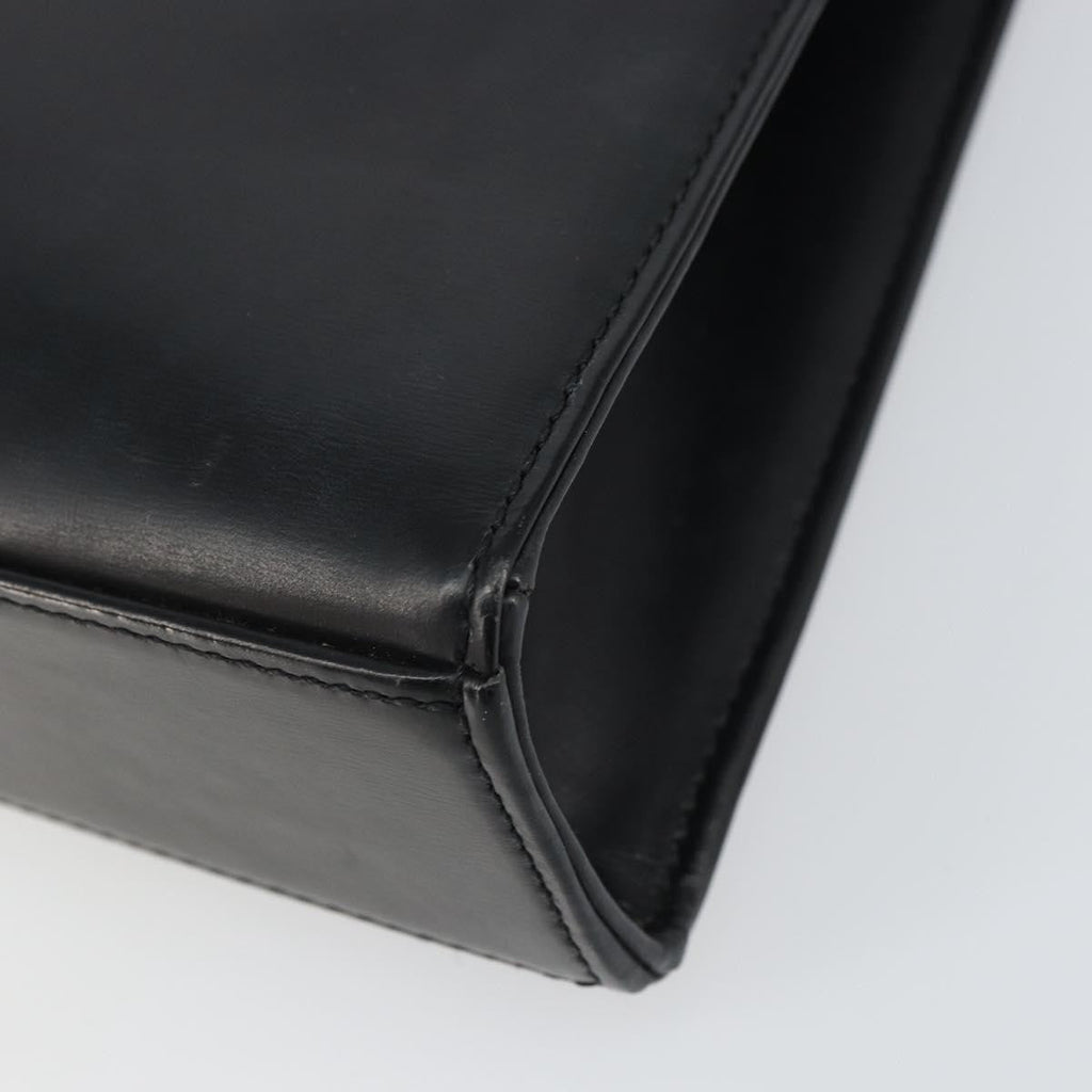 Louis Vuitton Opera Line Spartan Bag Leather Black Leather Handbag (Pre-Owned)