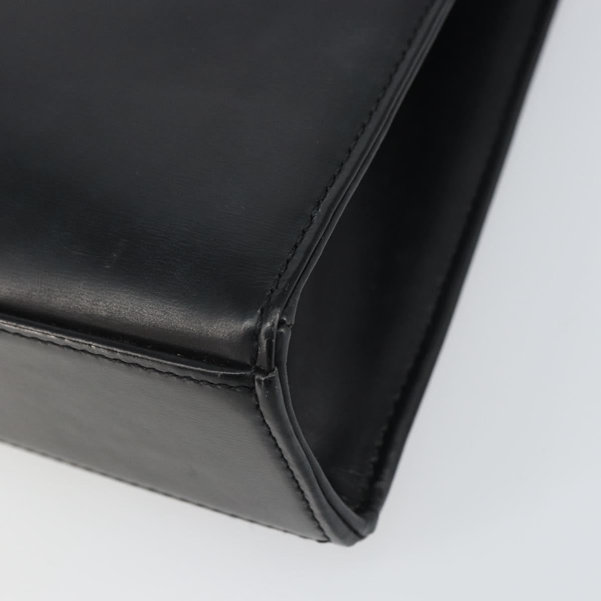 Louis Vuitton Opera Line Spartan Bag Leather Black Leather Handbag (Pre-Owned)