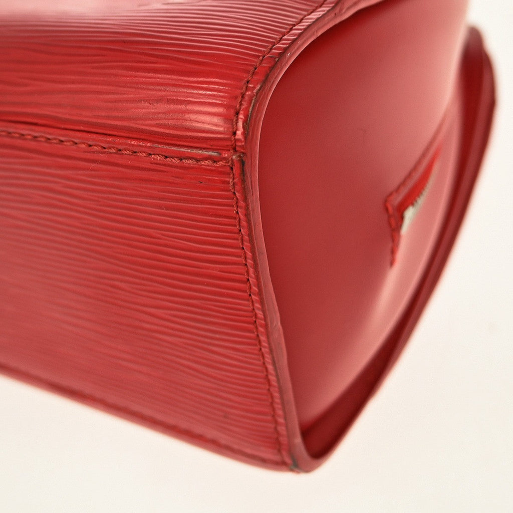Louis Vuitton Pont Neuf Handbag Epi Leather Red Leather Handbag (Pre-Owned)