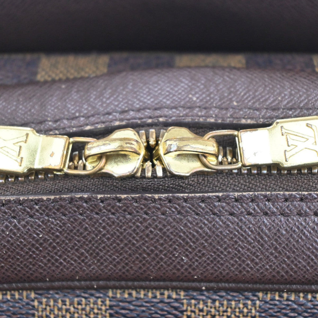 Louis Vuitton Triana Bag Damier Brown Canvas Handbag (Pre-Owned)