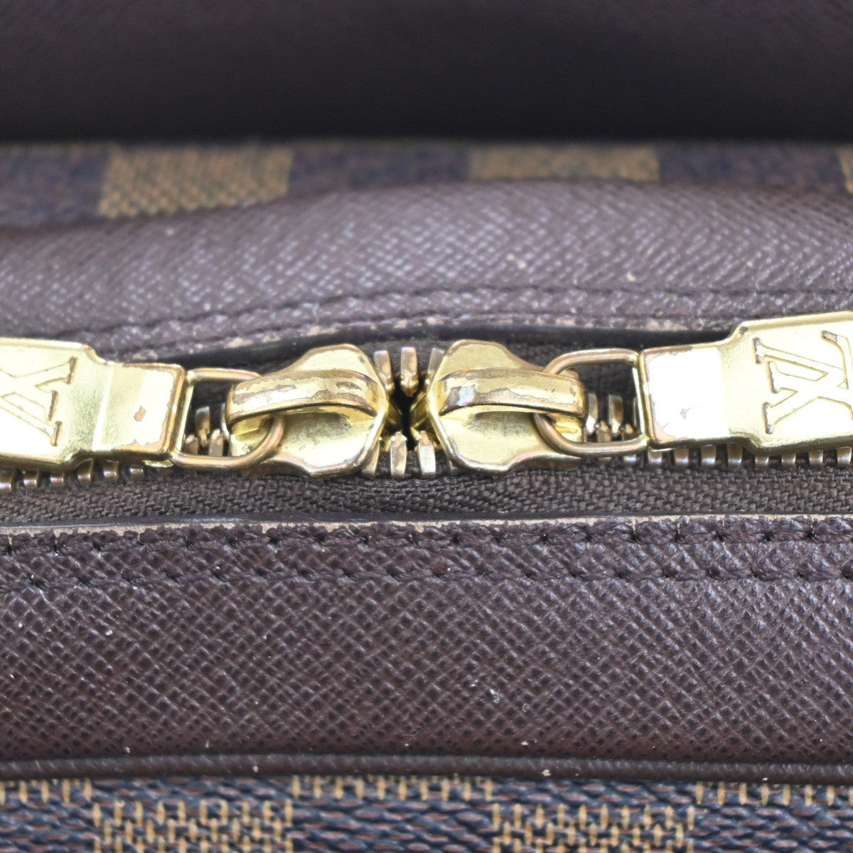 Louis Vuitton Triana Bag Damier Brown Canvas Handbag (Pre-Owned)