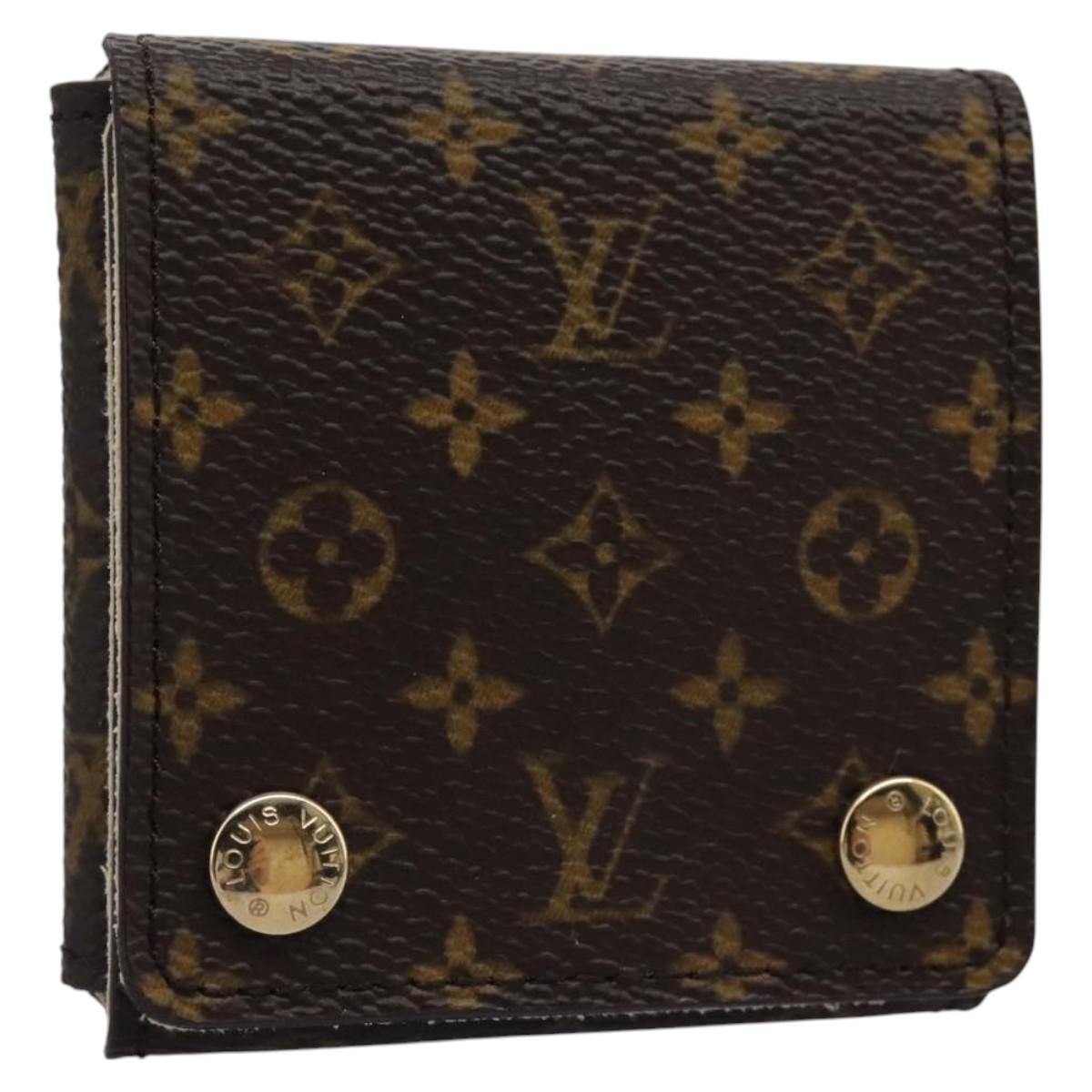 Louis Vuitton Case Jewelry Box Canvas Multicolour Canvas Wallets Accessory (Pre-Owned)