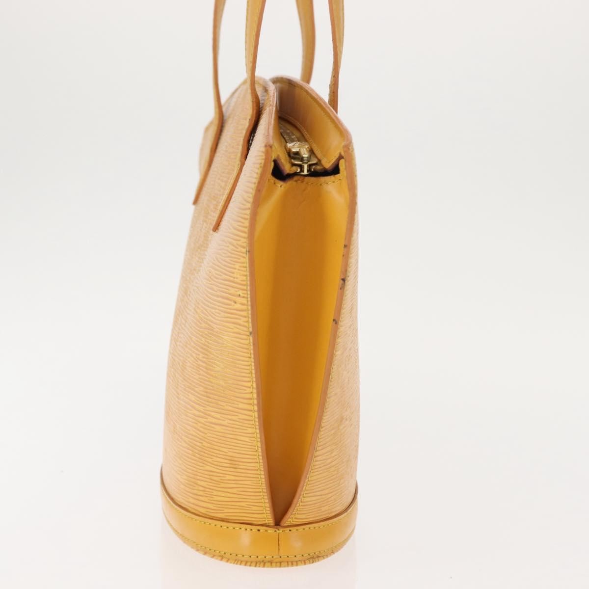 Louis Vuitton Saint Jacques Handbag Epi Leather Yellow Leather Handbag (Pre-Owned)
