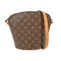 Louis Vuitton Drouot Handbag Monogram Canvas Brown Canvas Shoulder Bag Bag (Pre-Owned)
