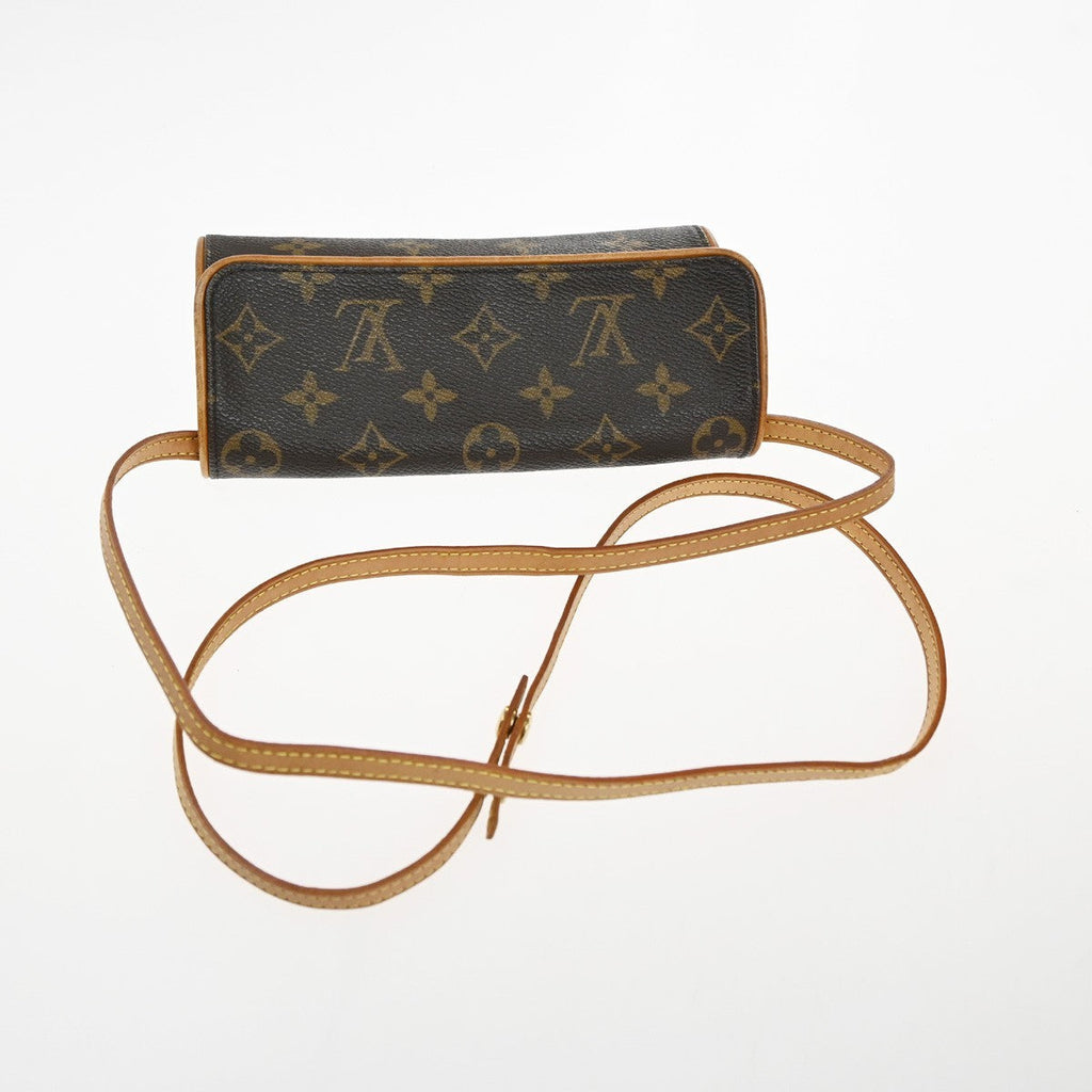 Louis Vuitton Twin Handbag Monogram Canvas Brown Canvas Clutche & Pouche Bag (Pre-Owned)
